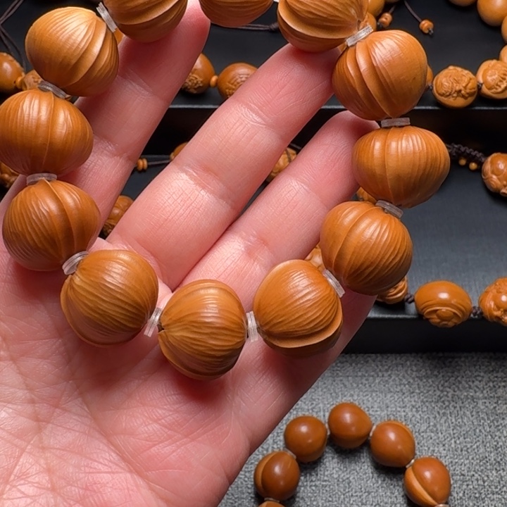 手串/手链橄榄核手工鲨鱼背