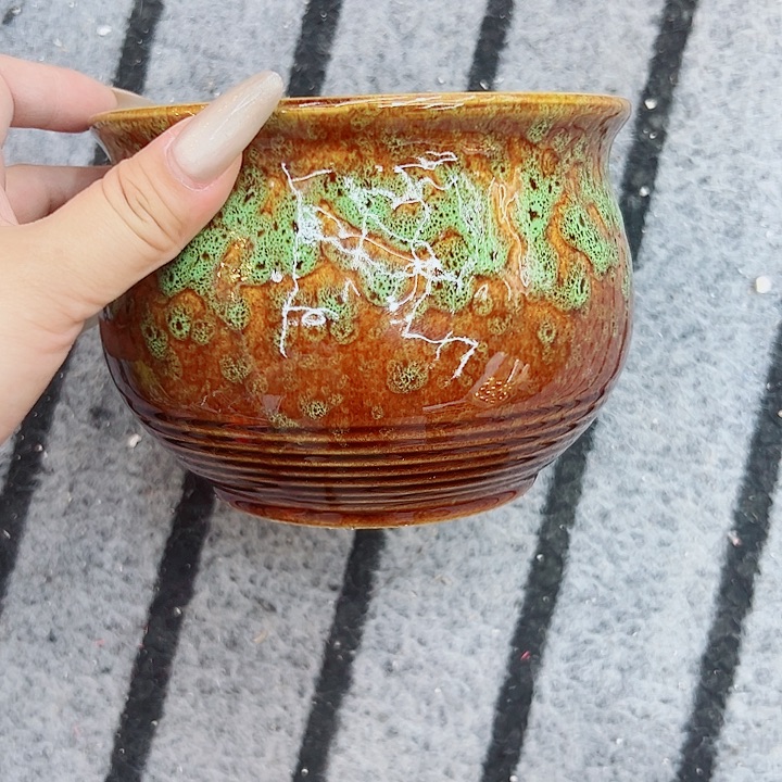有孔，满10元发货多肉陶瓷花盆