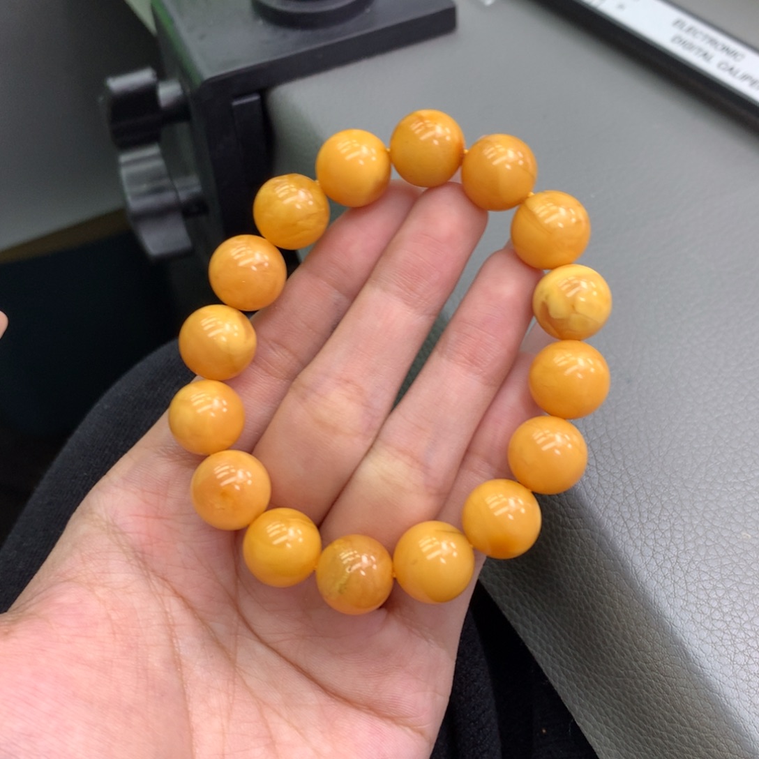 琥珀未镶嵌珠宝奇石14.5