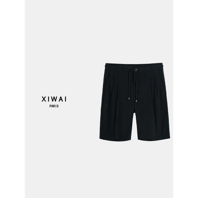 高级男装 夏季新品25s男士休闲裤舒适直筒时尚百搭商务短裤 L023