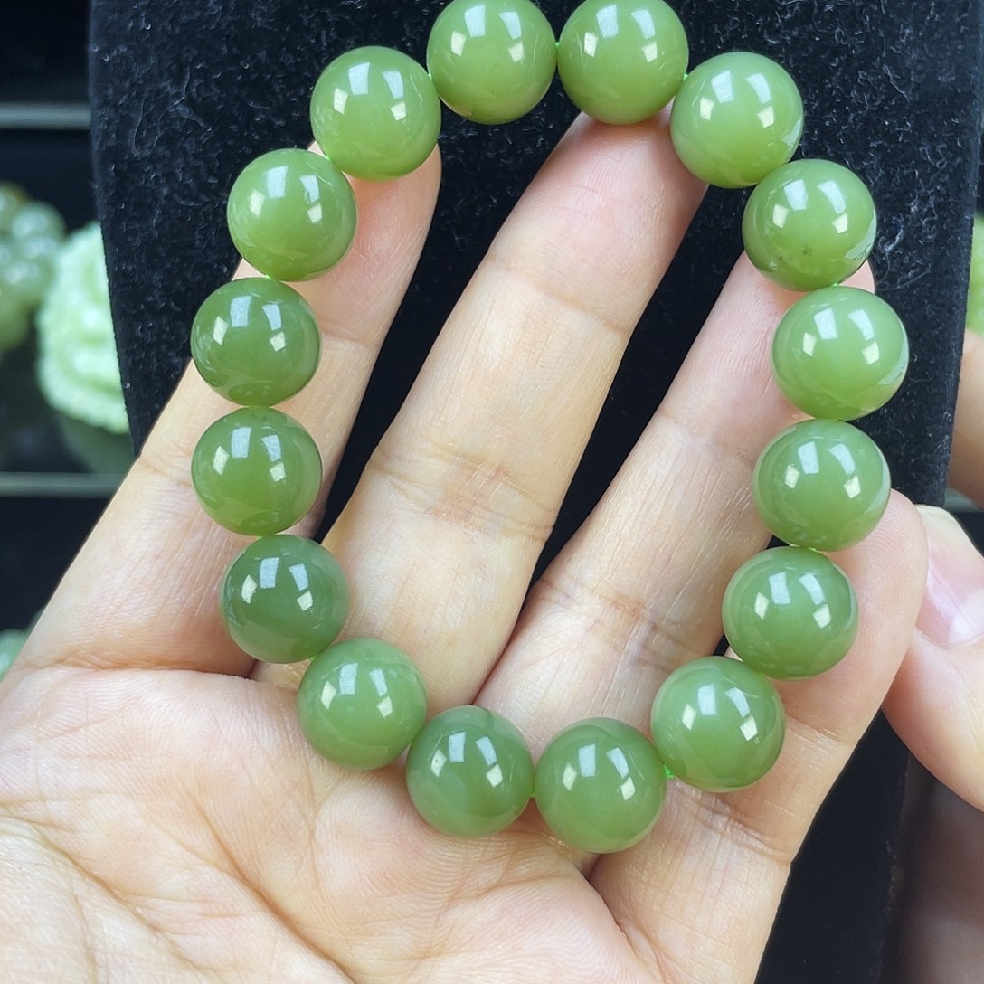 和田玉未镶嵌手链