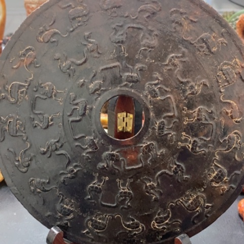 白玉菩提吊坠摆件