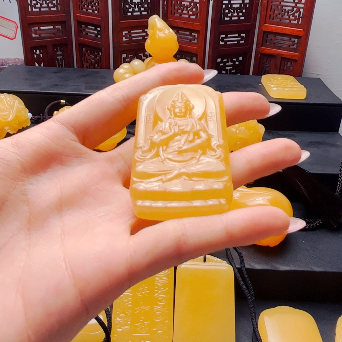 纯天然原石吊坠项链