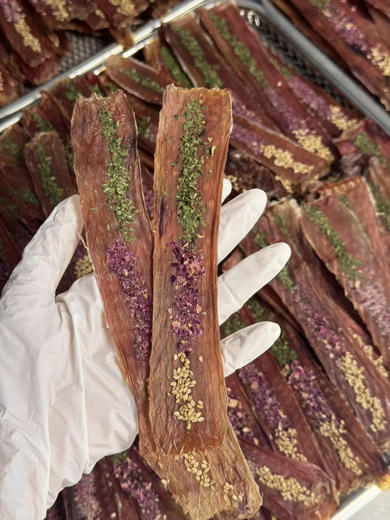 兜兜森林【土蜂蜜酿草本鸵鸟食道】狗狗零食磨牙零食奖励零食