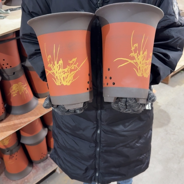 紫砂花盆包邮破损