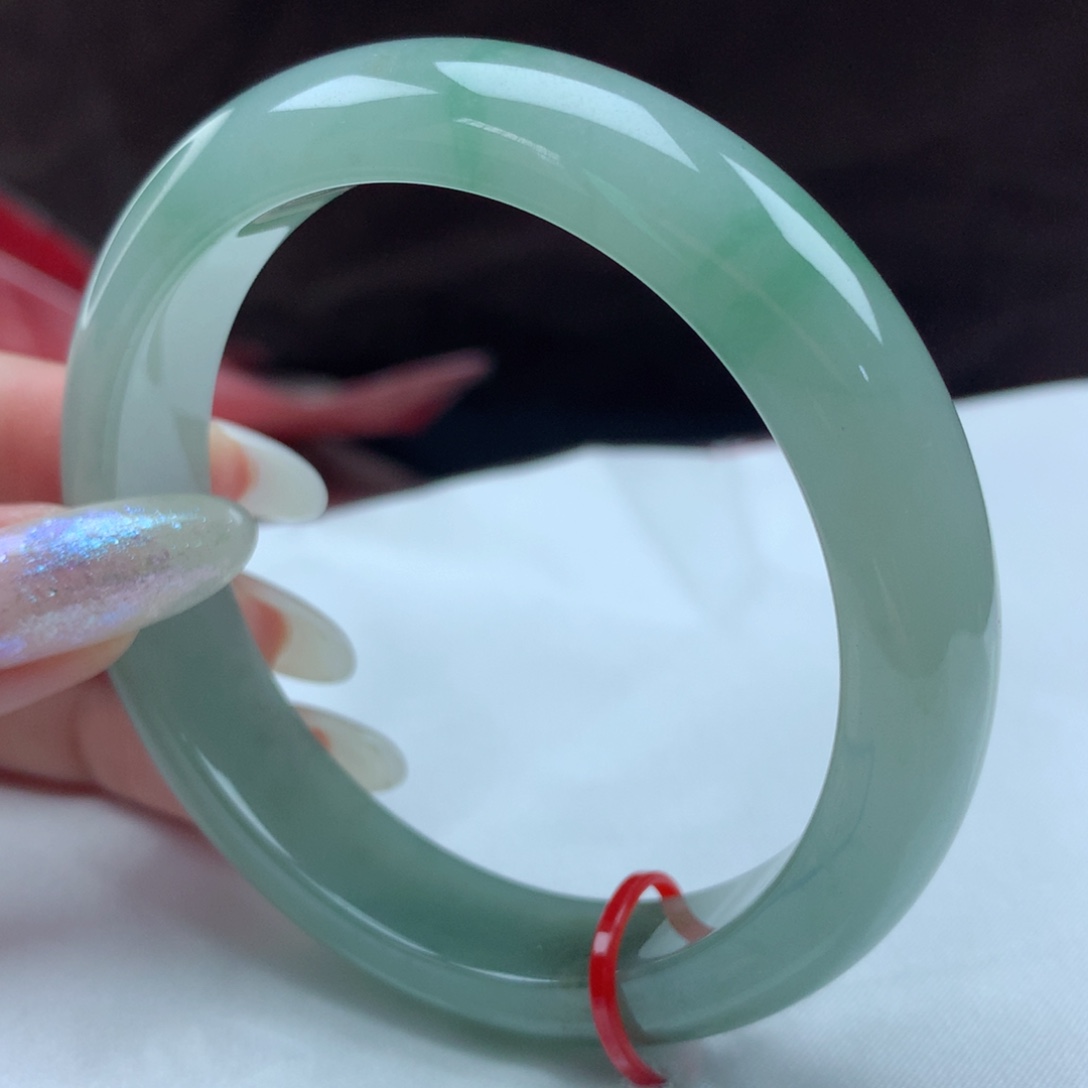 翡翠手镯未镶嵌妮*97015，