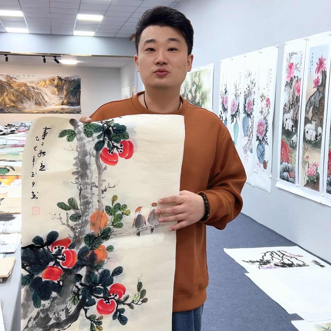 国画国画作品宣纸纯手绘