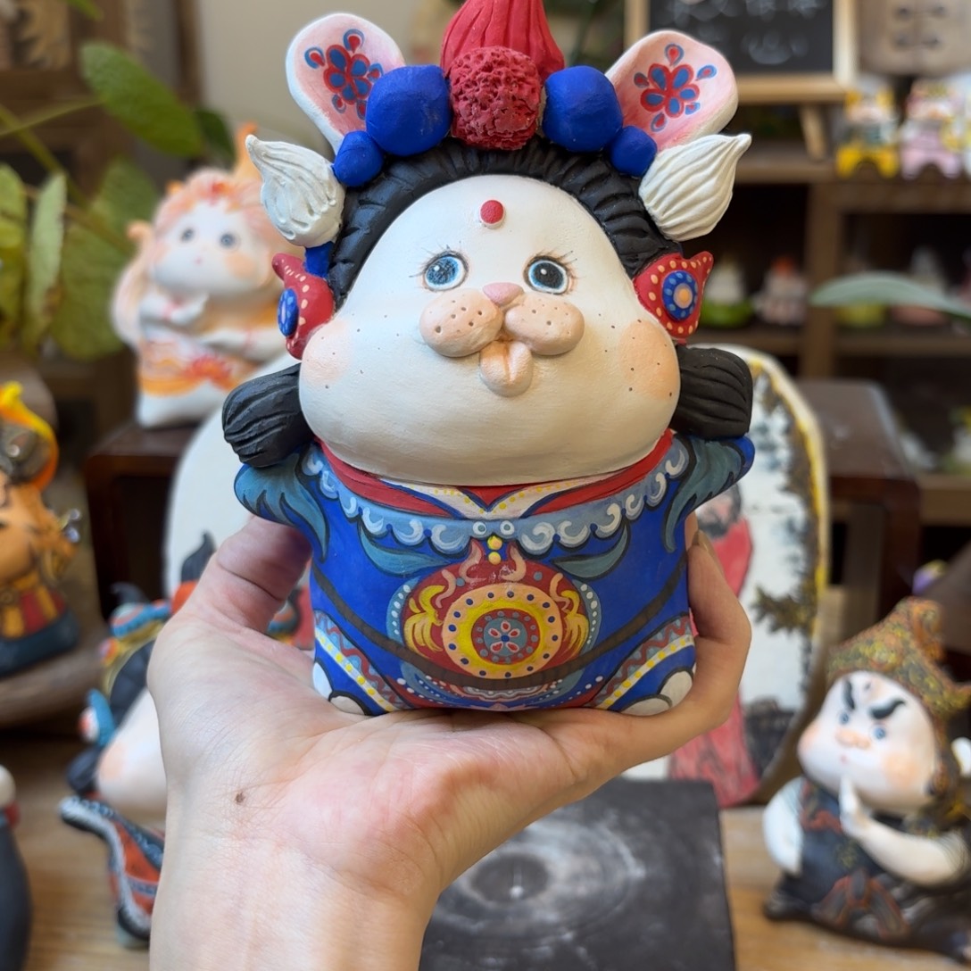陶土手工陶艺摆件