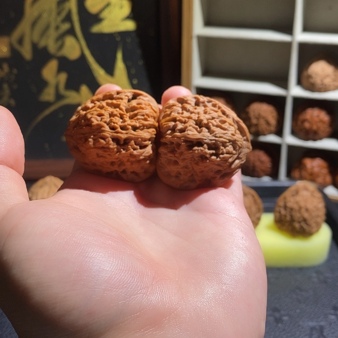文玩核桃把件40南疆