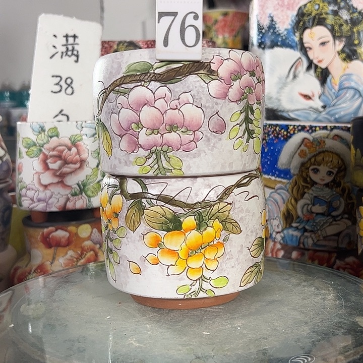 景德镇手绘花盆性价比超高