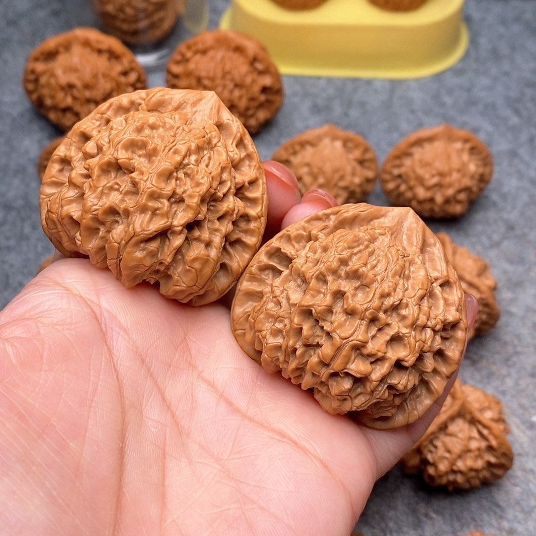 文玩核桃把件精品官帽49全品