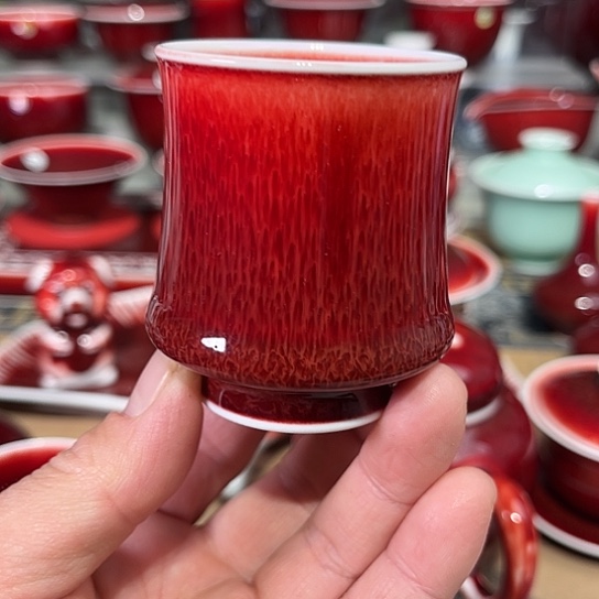 a***o景德镇陶瓷闻香杯郎红