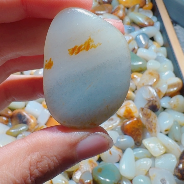 和田玉未镶嵌挂件26.6克