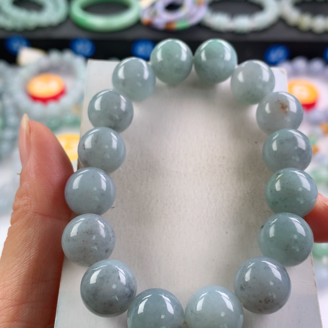 翡翠未镶嵌手链卡13