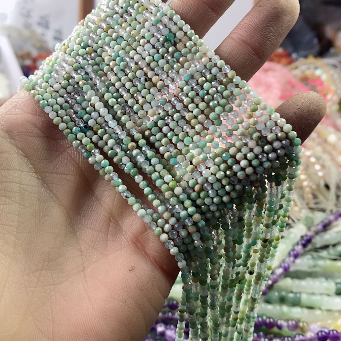 玛瑙/玉髓珠宝半成品银S925镶嵌一条天然2.4mm天河切面