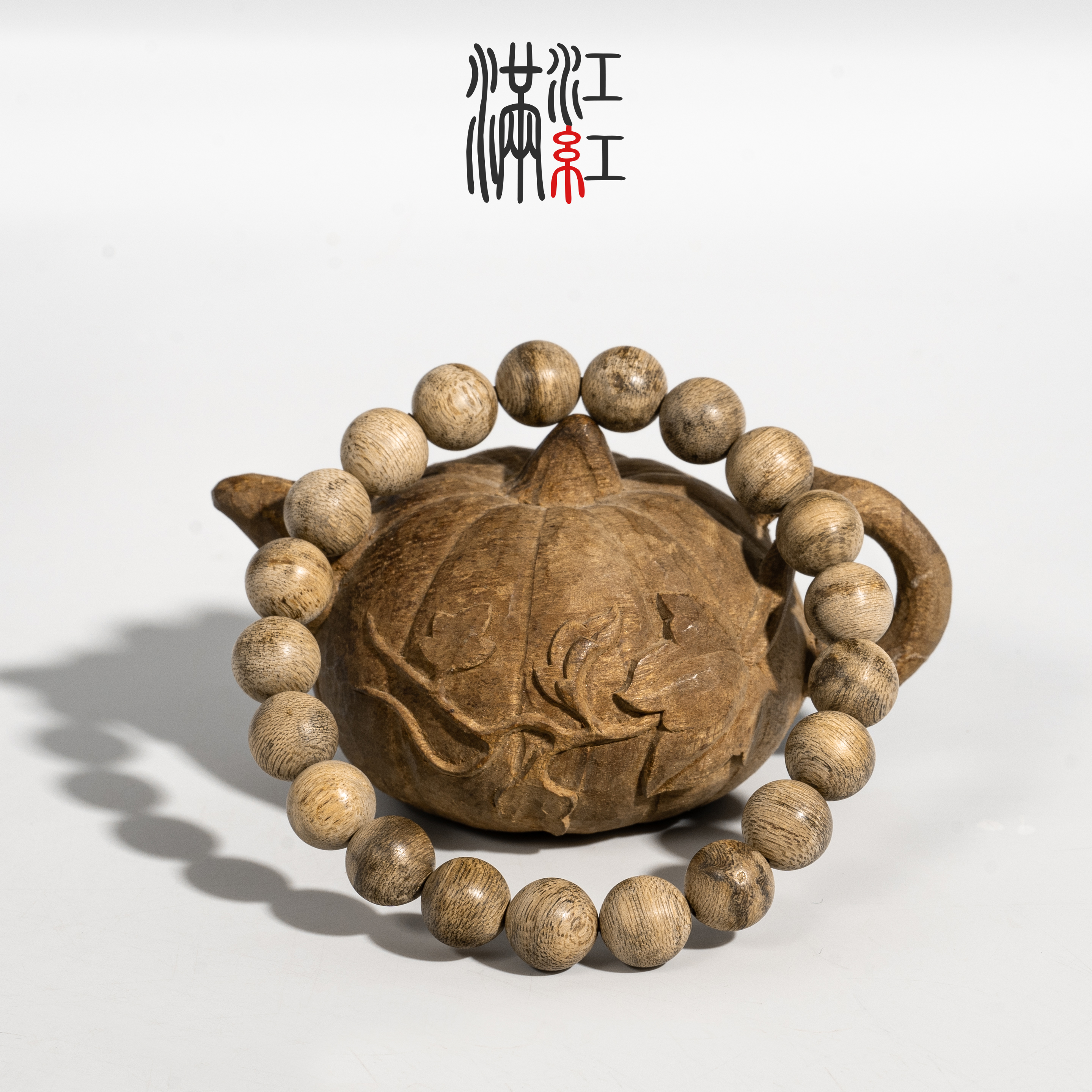 满江红 沉香文莱沉香/圆珠0.9单圈/6g/天然沉香手串/NY85