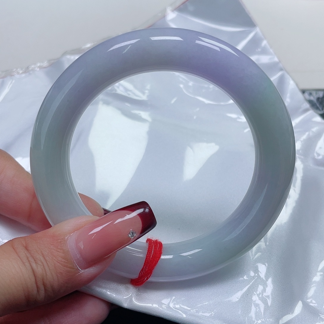 翡翠手镯（圆镯）未镶嵌缅甸翡翠56