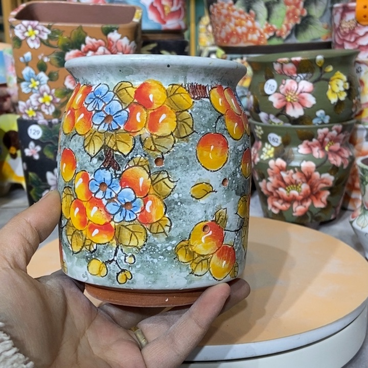 红陶景德镇艺术手绘作品