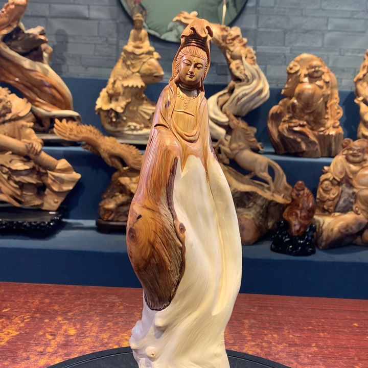 柏木（崖柏）根雕摆件