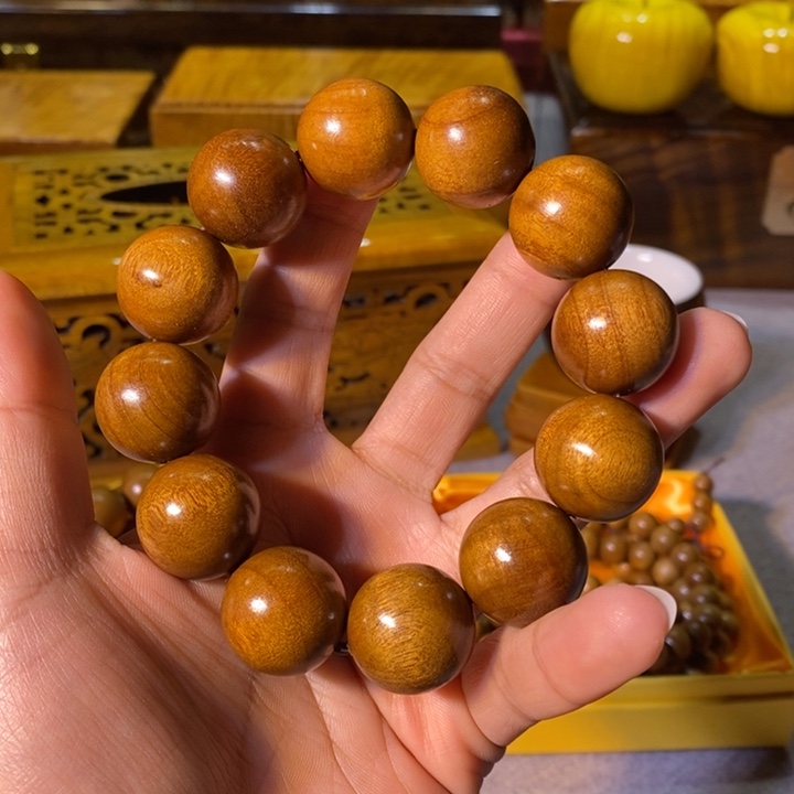 金丝楠金丝楠木小叶2.0手串