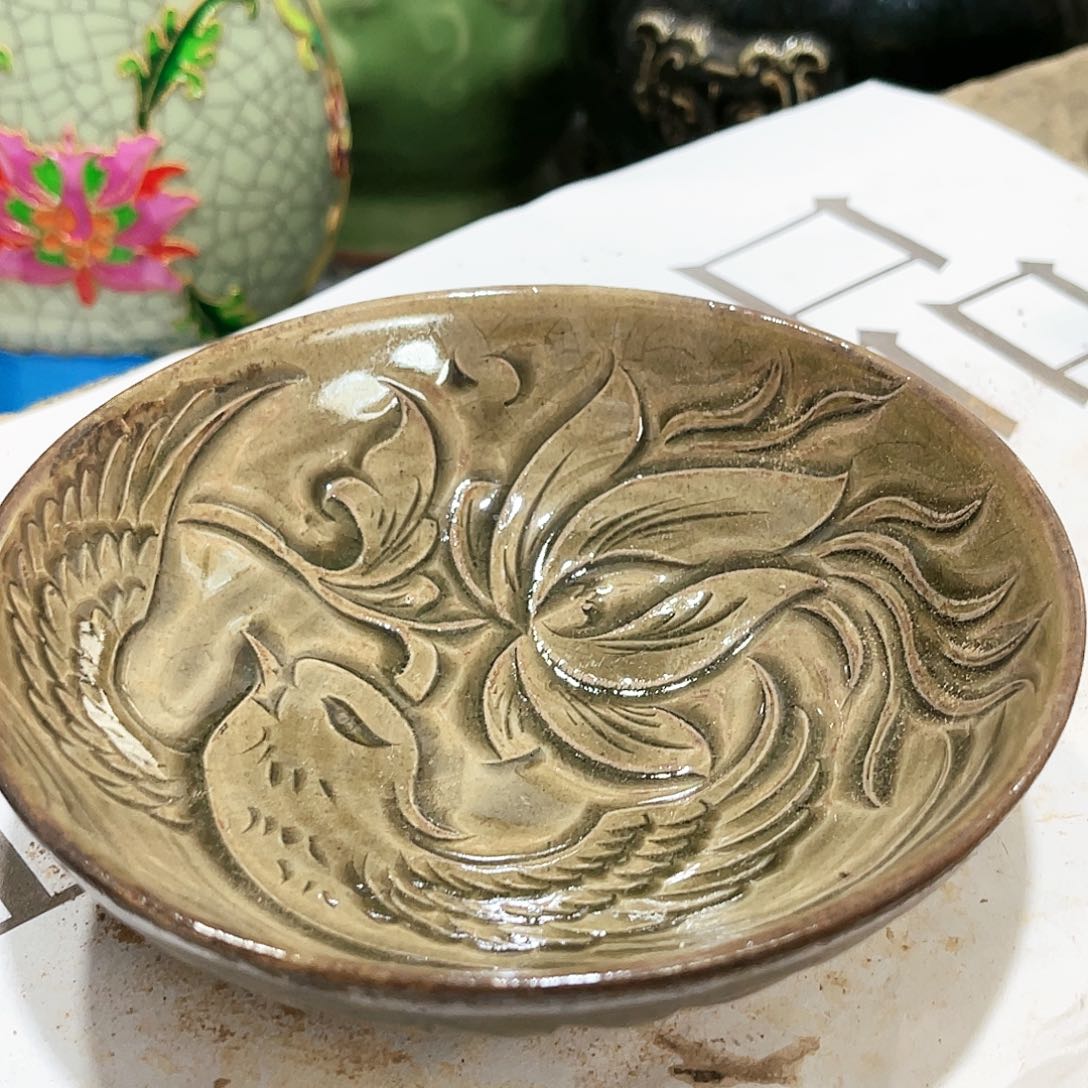 瓦当摆件摆件茶桌茶餐台陶瓷