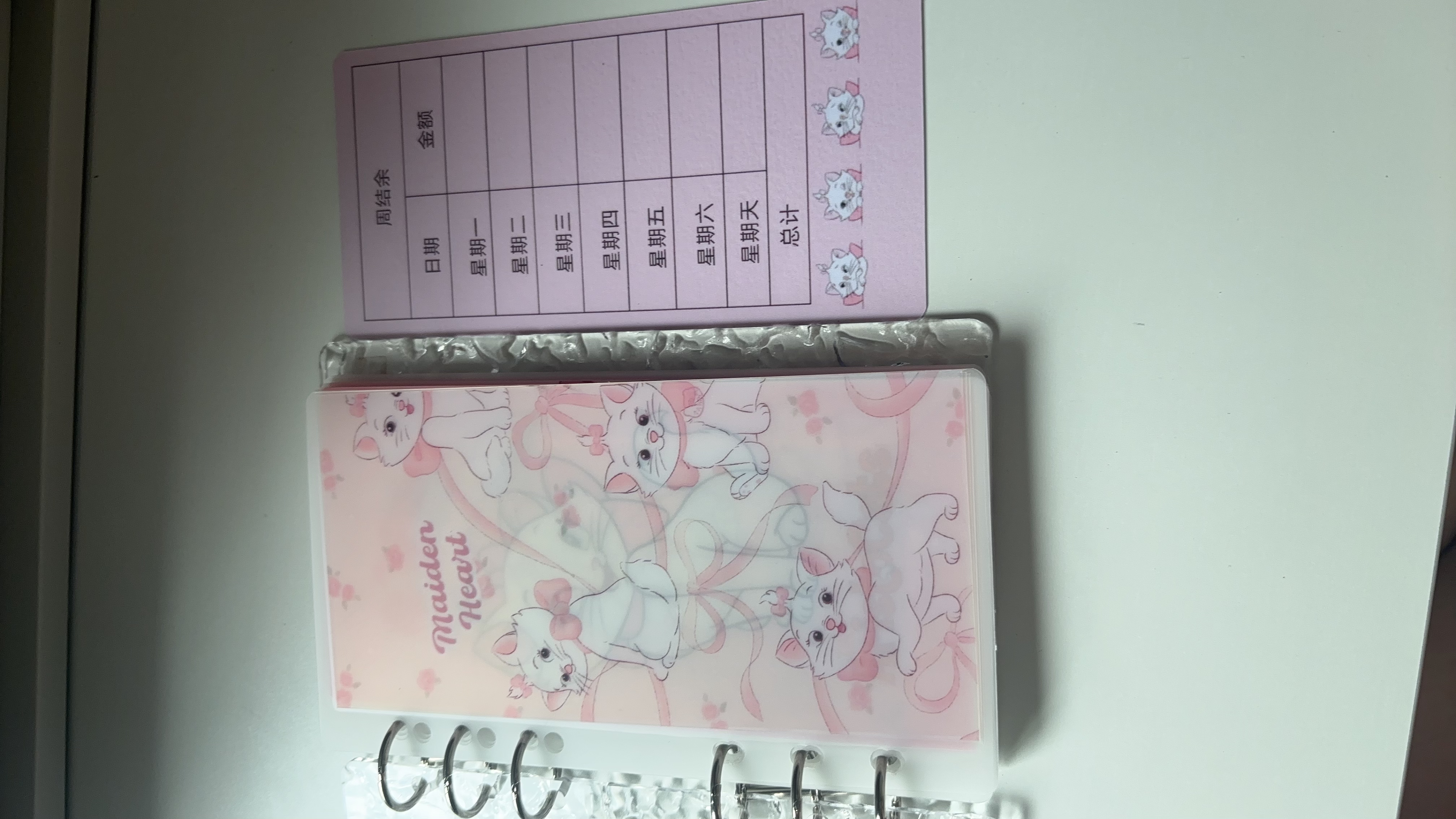 定制链接周预算袋卡片不含本子