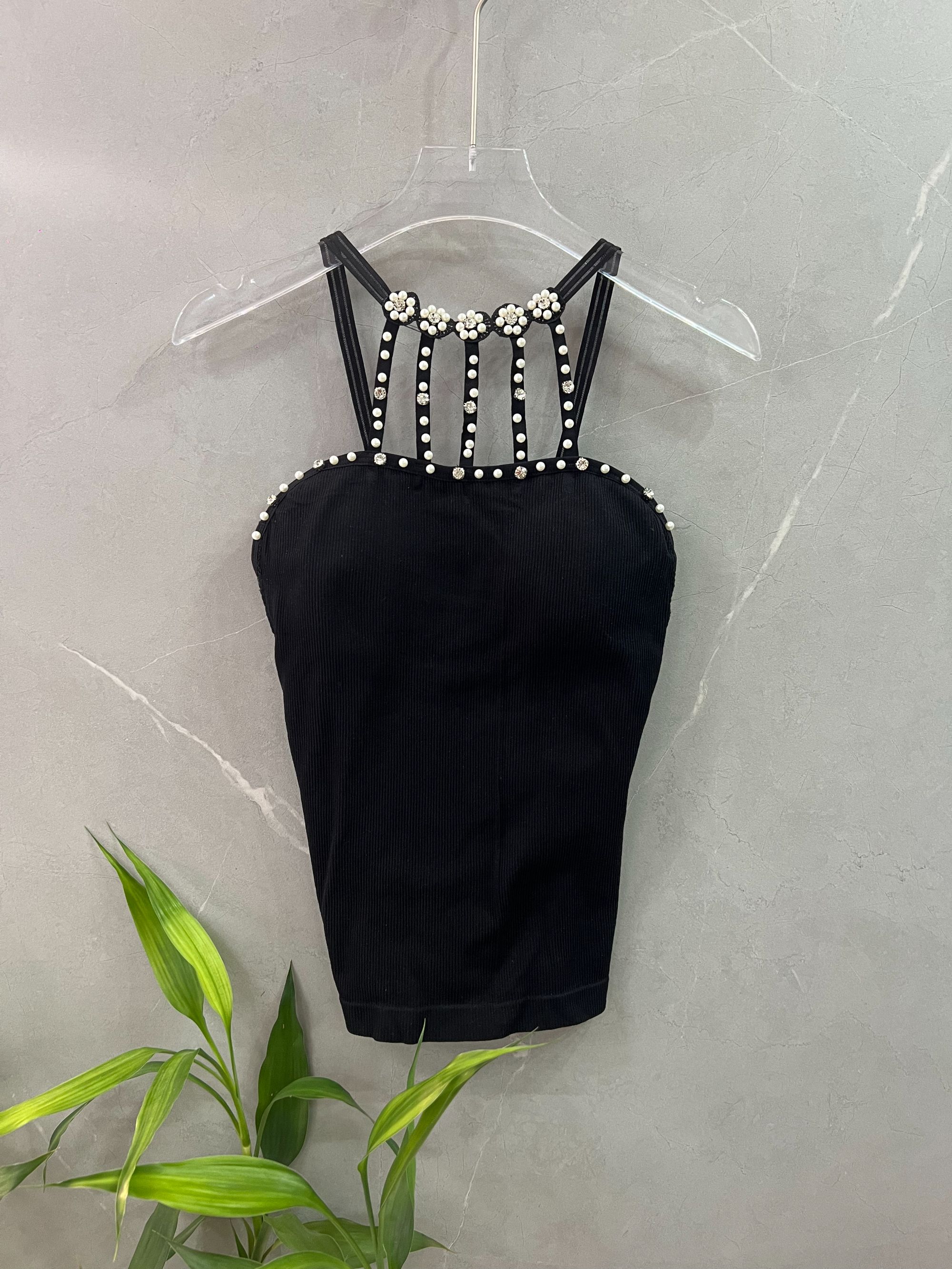 2025新款女生烫钻美背#070