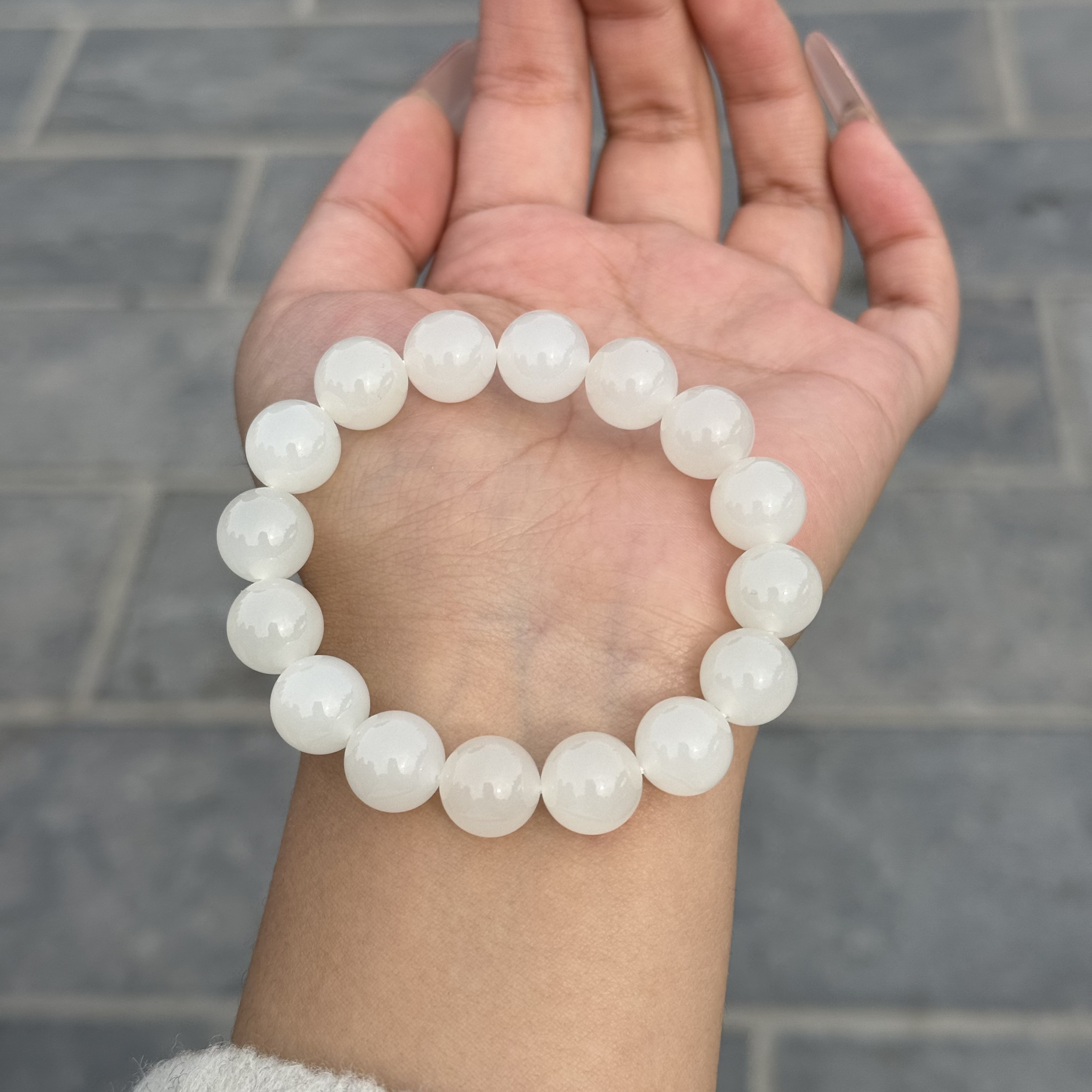 和田玉颈饰未镶嵌卡12白玉手串门总 拍一发一