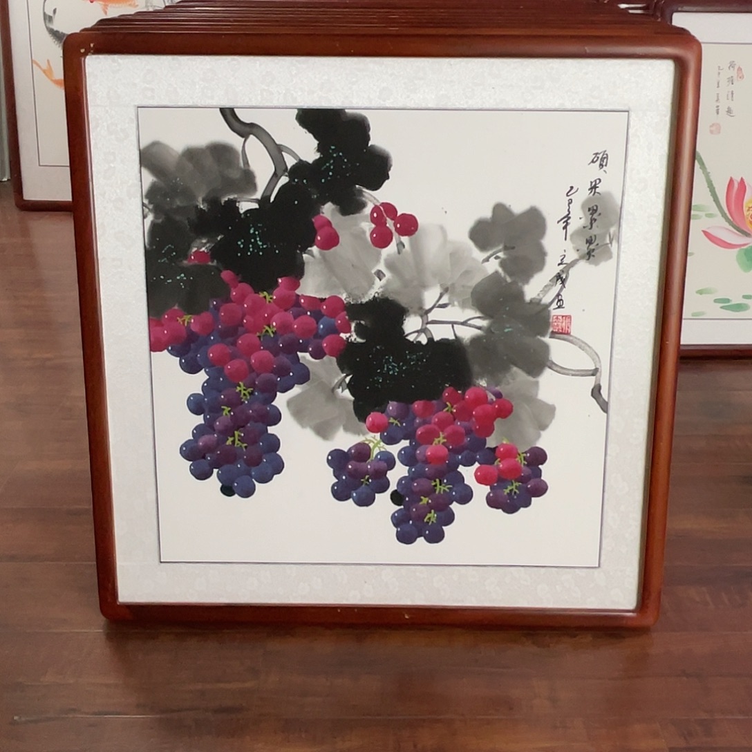 国画带框尺寸63*63厘米