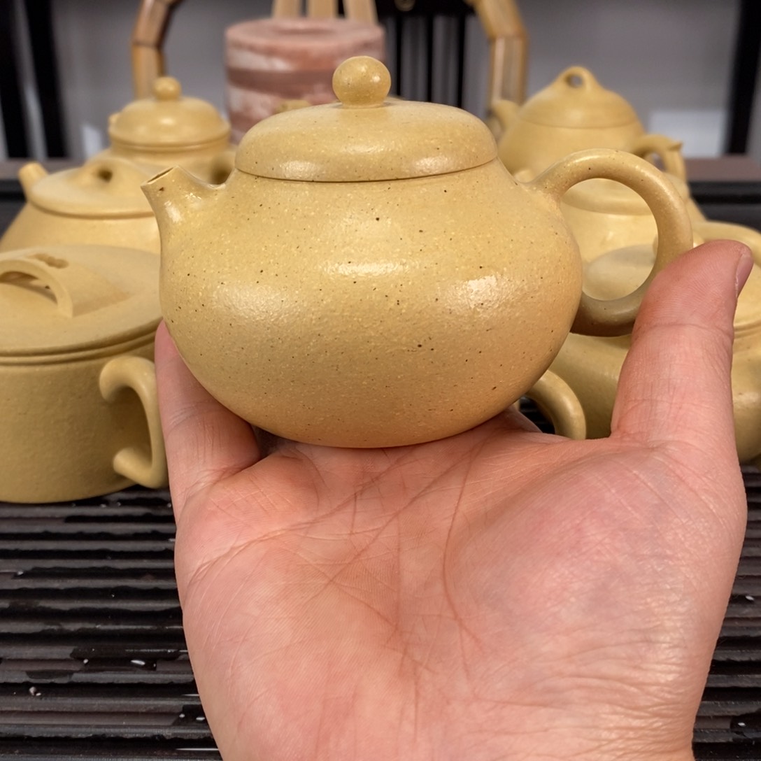 紫砂茶壶本绿文旦容量220毫升