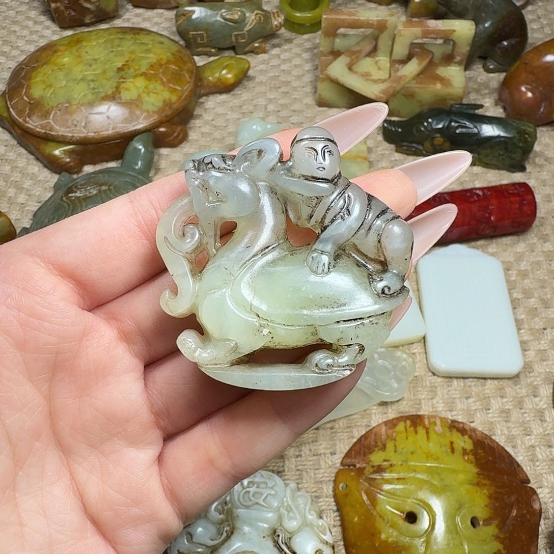 白玉菩提吊坠挂件