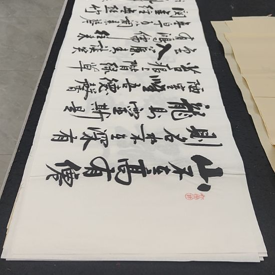 洛伊白武坤老师作品一副