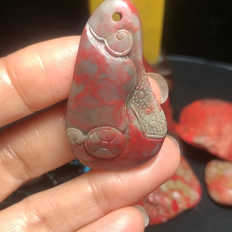 昌化石昌化鸡血石原石