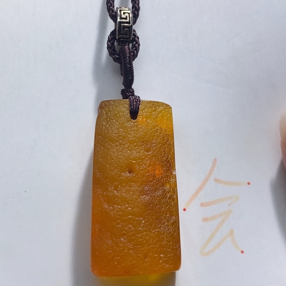 琥珀未镶嵌珠宝奇石蜜蜡吊坠