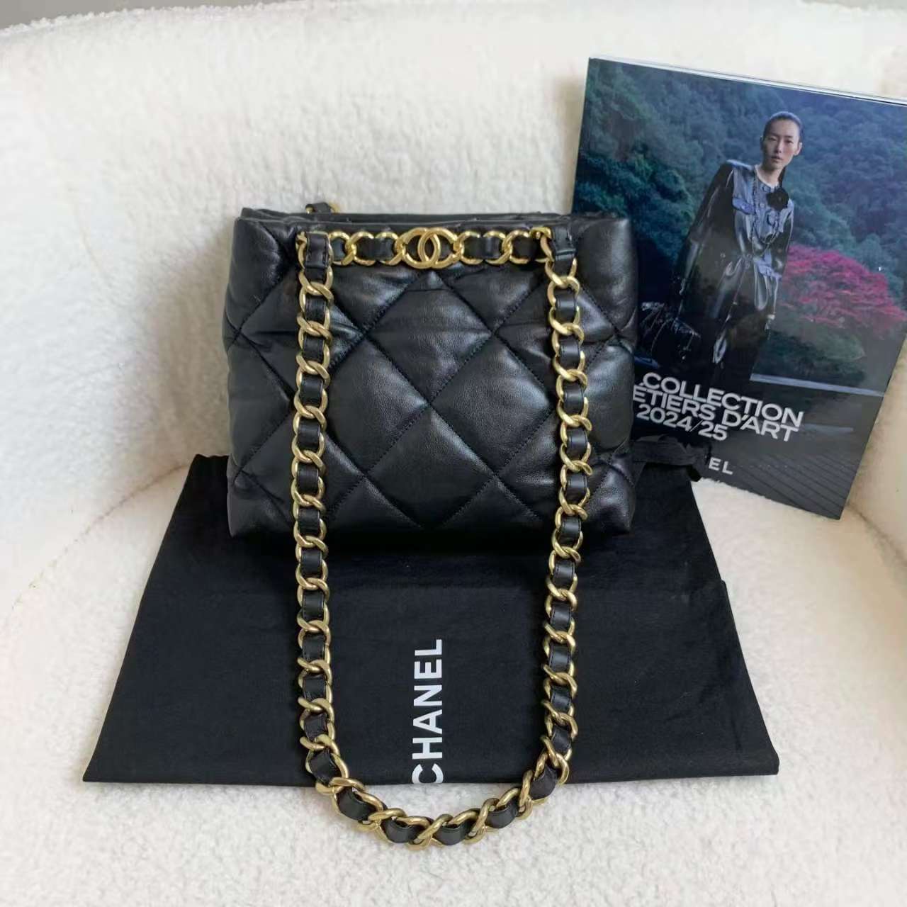 99新 Chanel/香奈儿 粗链条包/66911224/12期免息/代卖服务