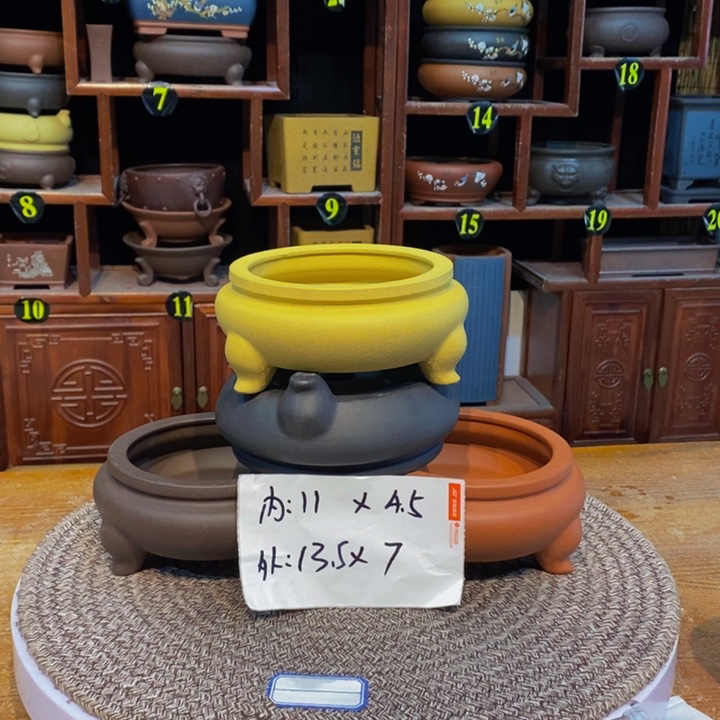 紫砂花盆紫砂花盆