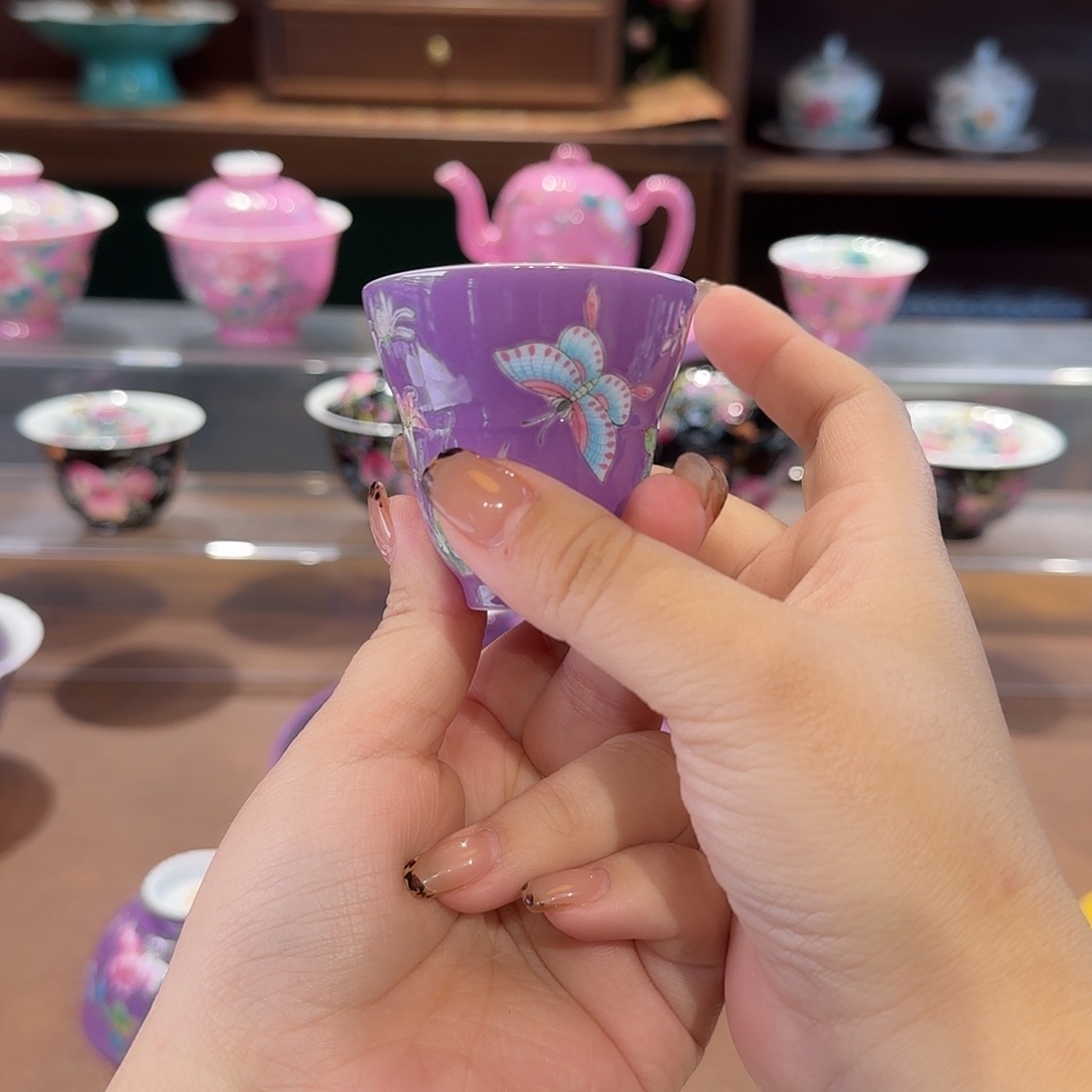 佳***佳珐琅彩主人杯茶具套装