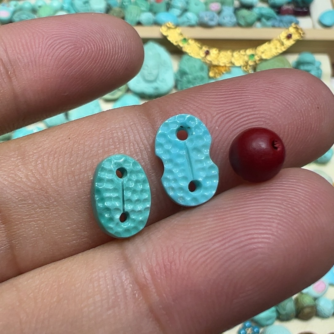 南红玛瑙未镶嵌颈饰