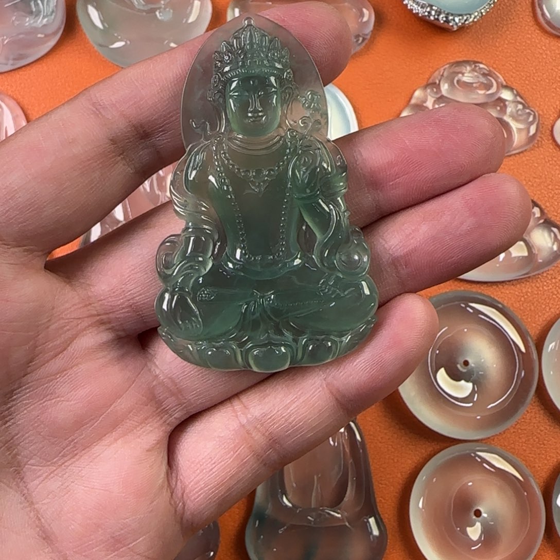定制翡翠未镶嵌天然