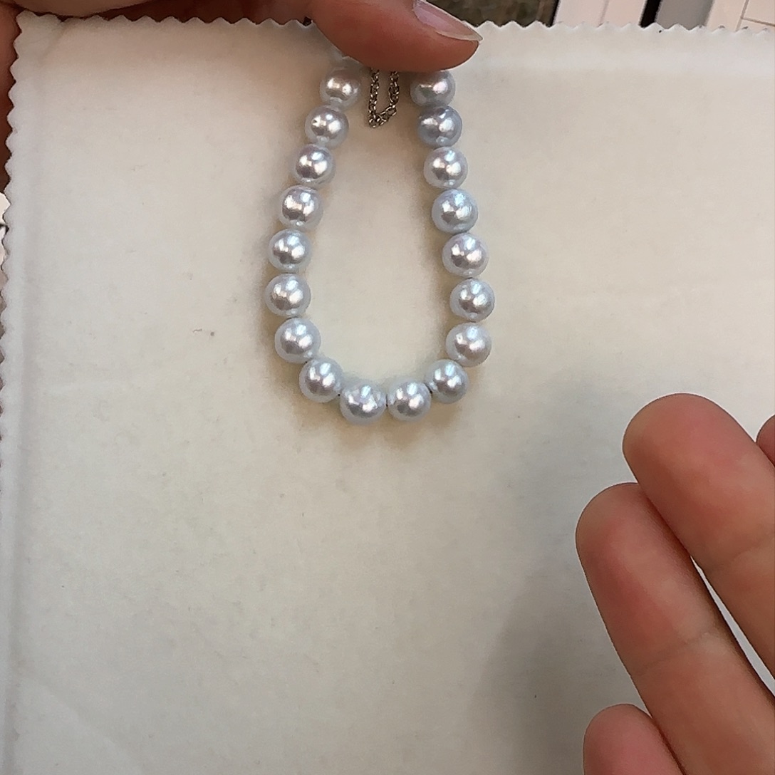 淡水珍珠颈饰未镶嵌8-9无核手链