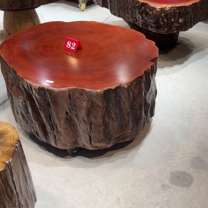 ****栩木原木树墩桌   山东潍坊
