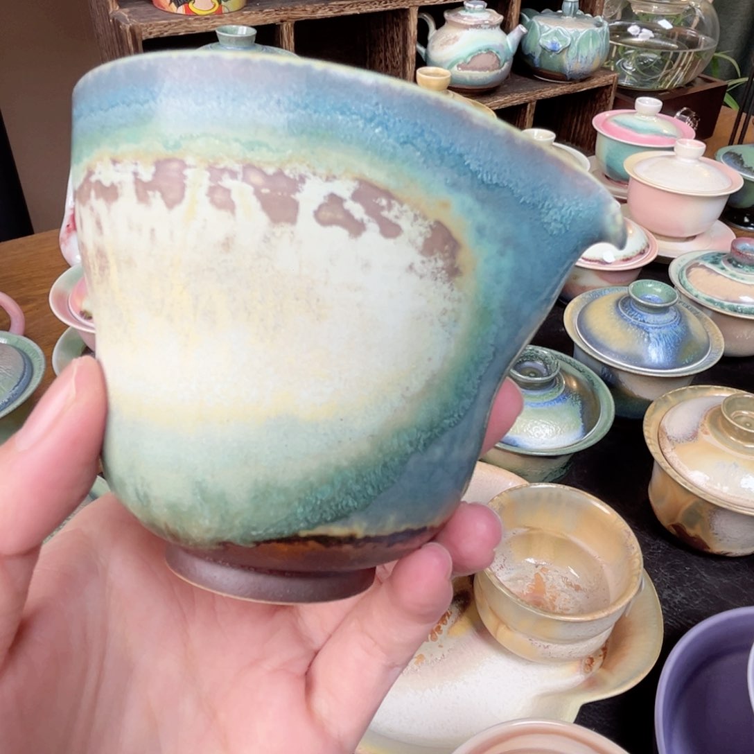 杯纯手工柴烧茶器手工
