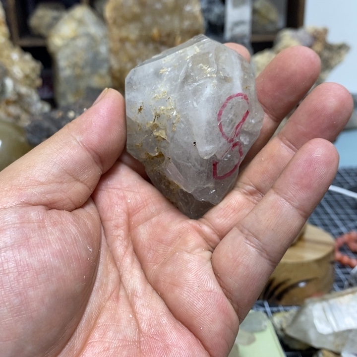 水晶水晶柱未镶嵌