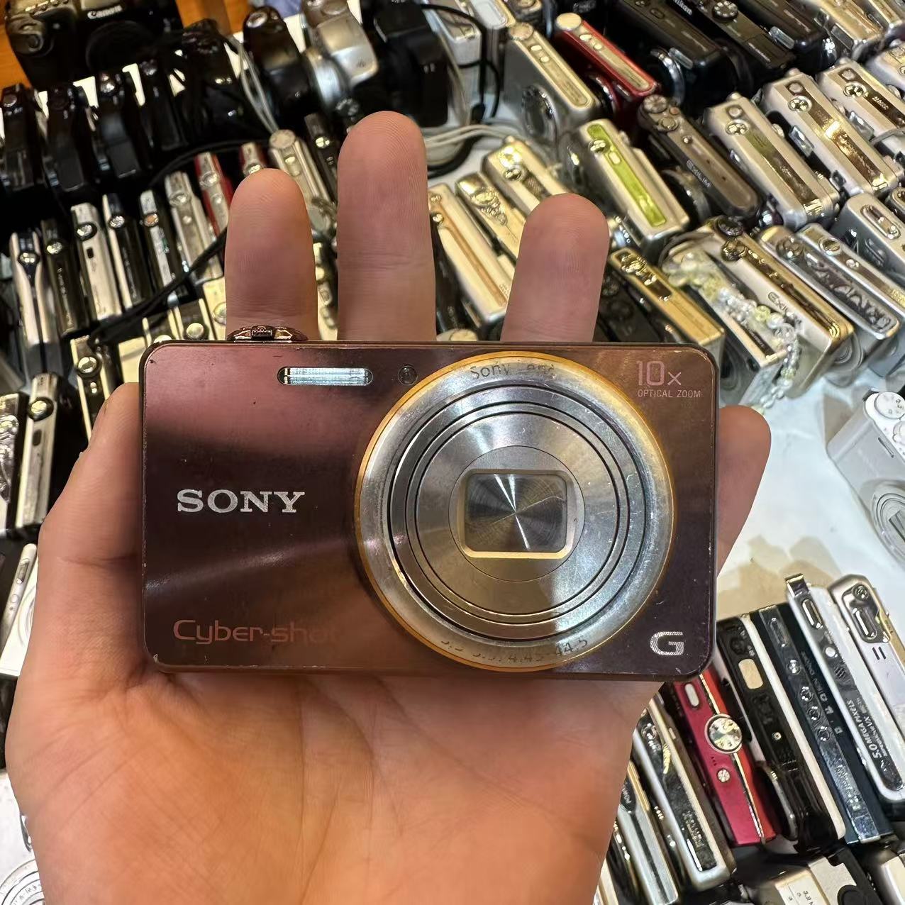 95新 Sony/索尼 索尼WX100 1820W像素 10倍变焦 配件齐全
