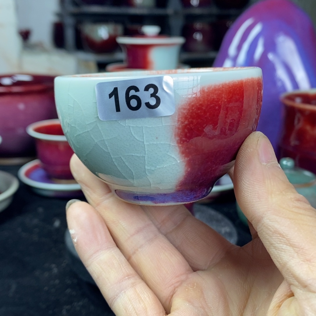 163手拉坯钧瓷主人杯主人杯