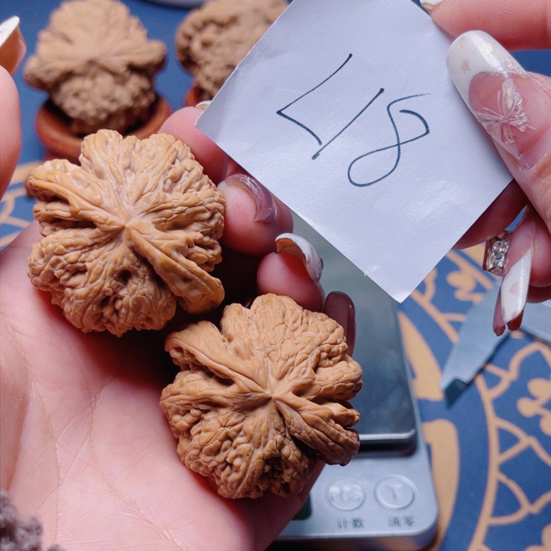 文玩核桃把件粗筋43