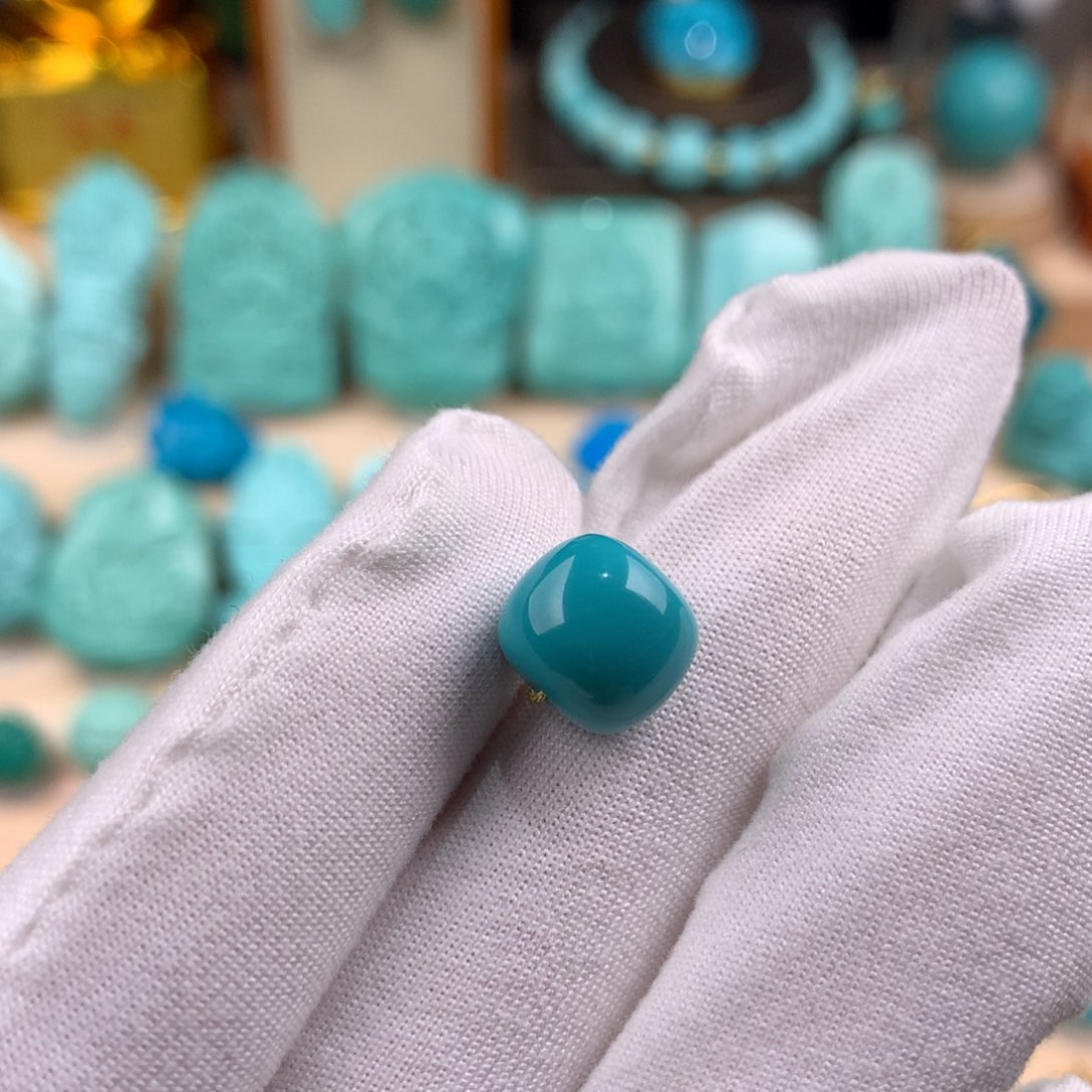 绿松石未镶嵌老型卡10.5