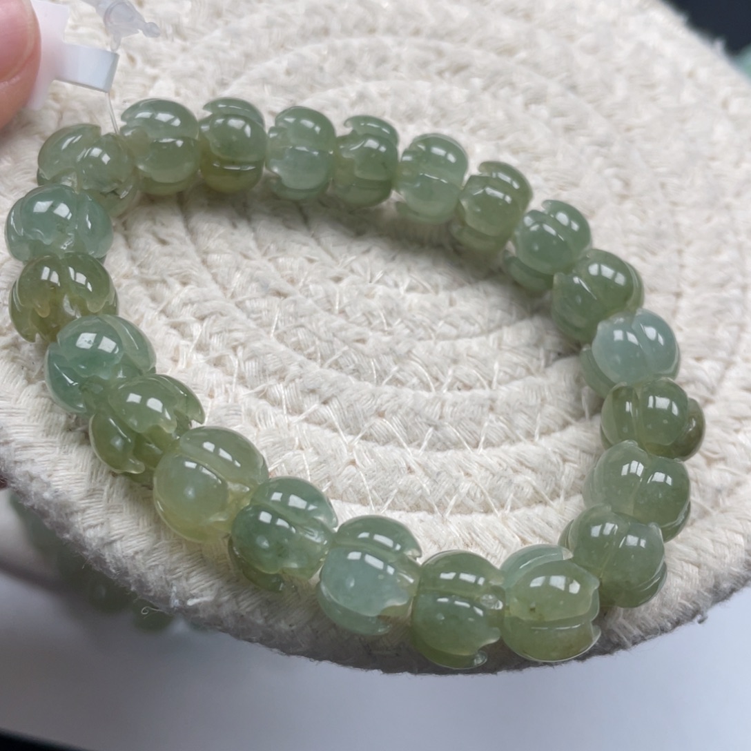 翡翠未镶嵌手链天然A货缅甸翡翠10.3