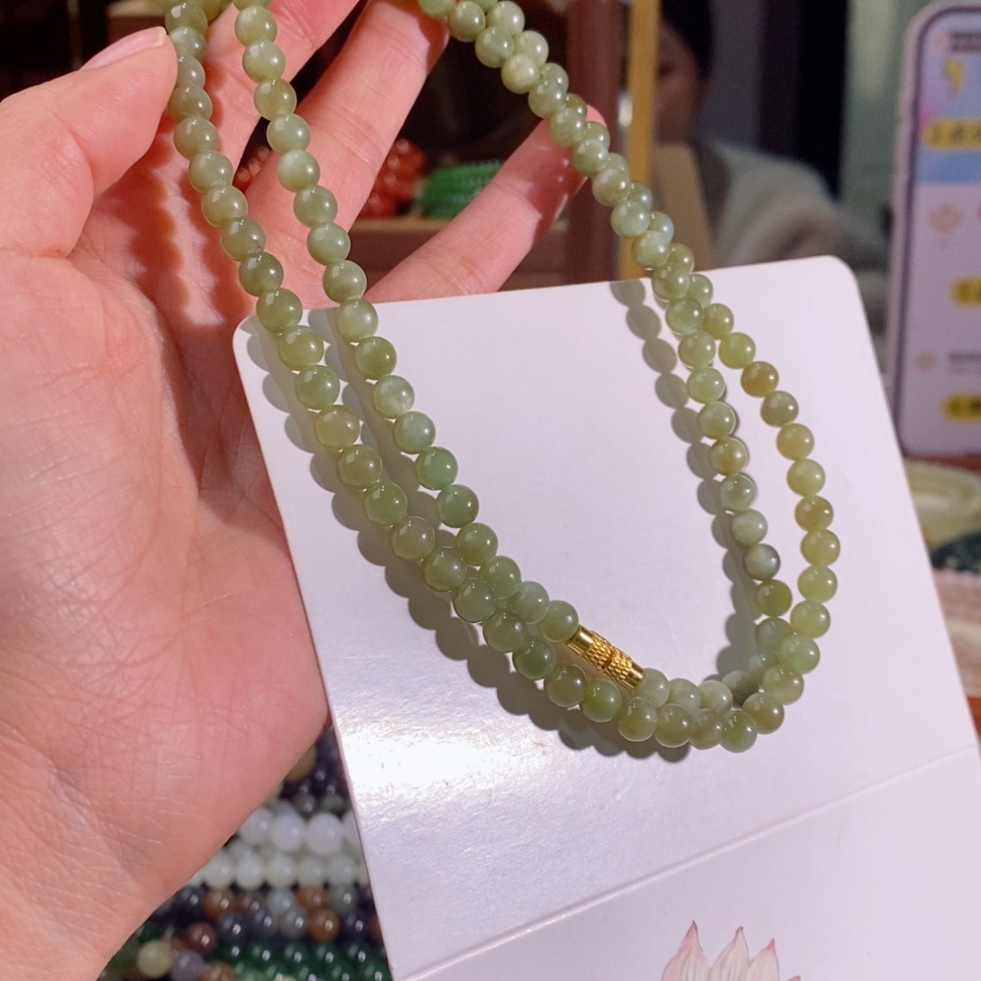 和田玉手串多样性拍一发一未镶嵌