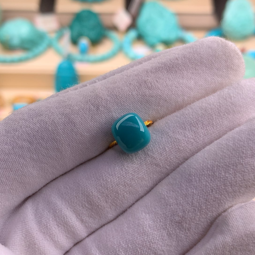 绿松石珠宝奇石未镶嵌9.2-7.8